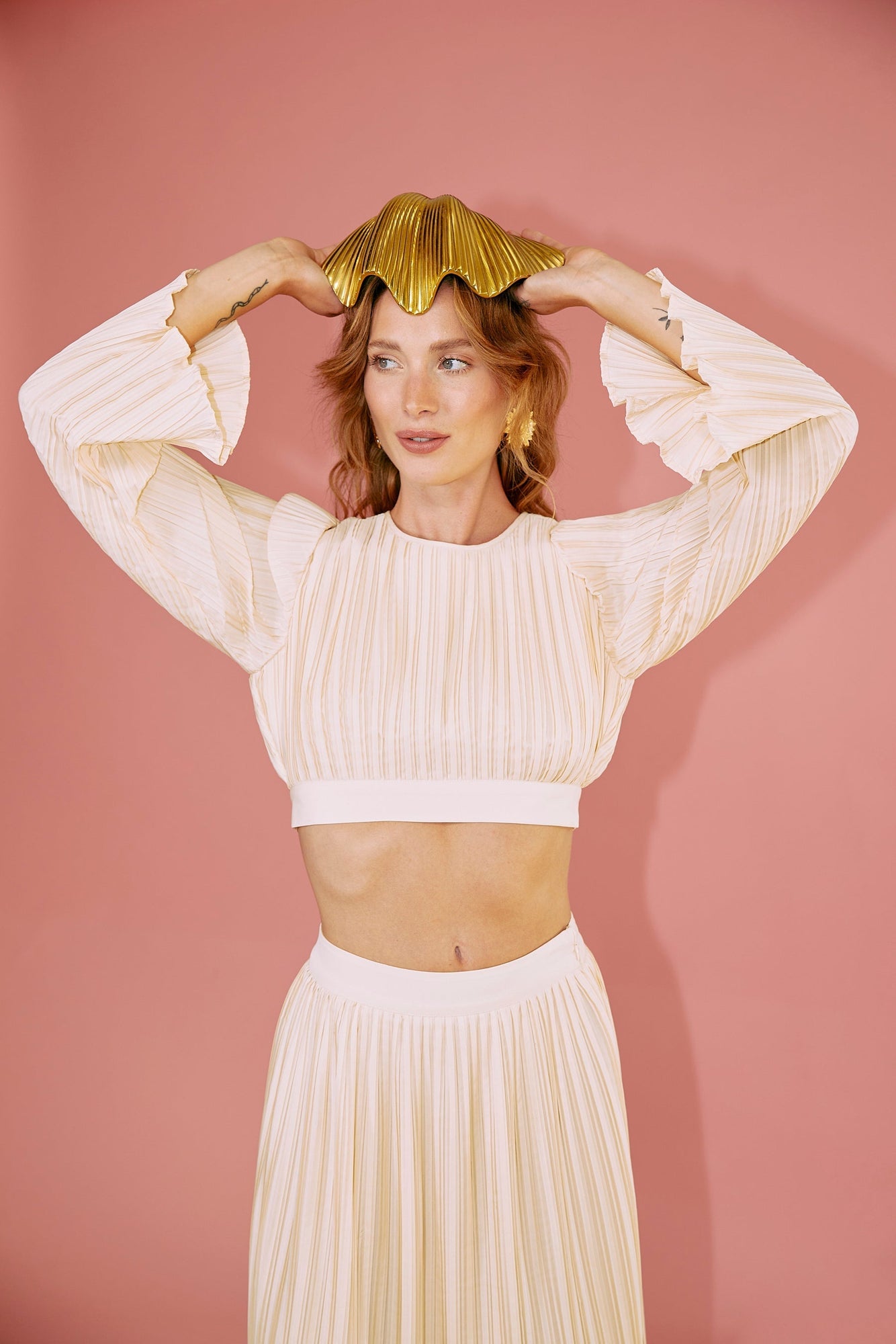 Lillie Crop Top - Sweet Corn