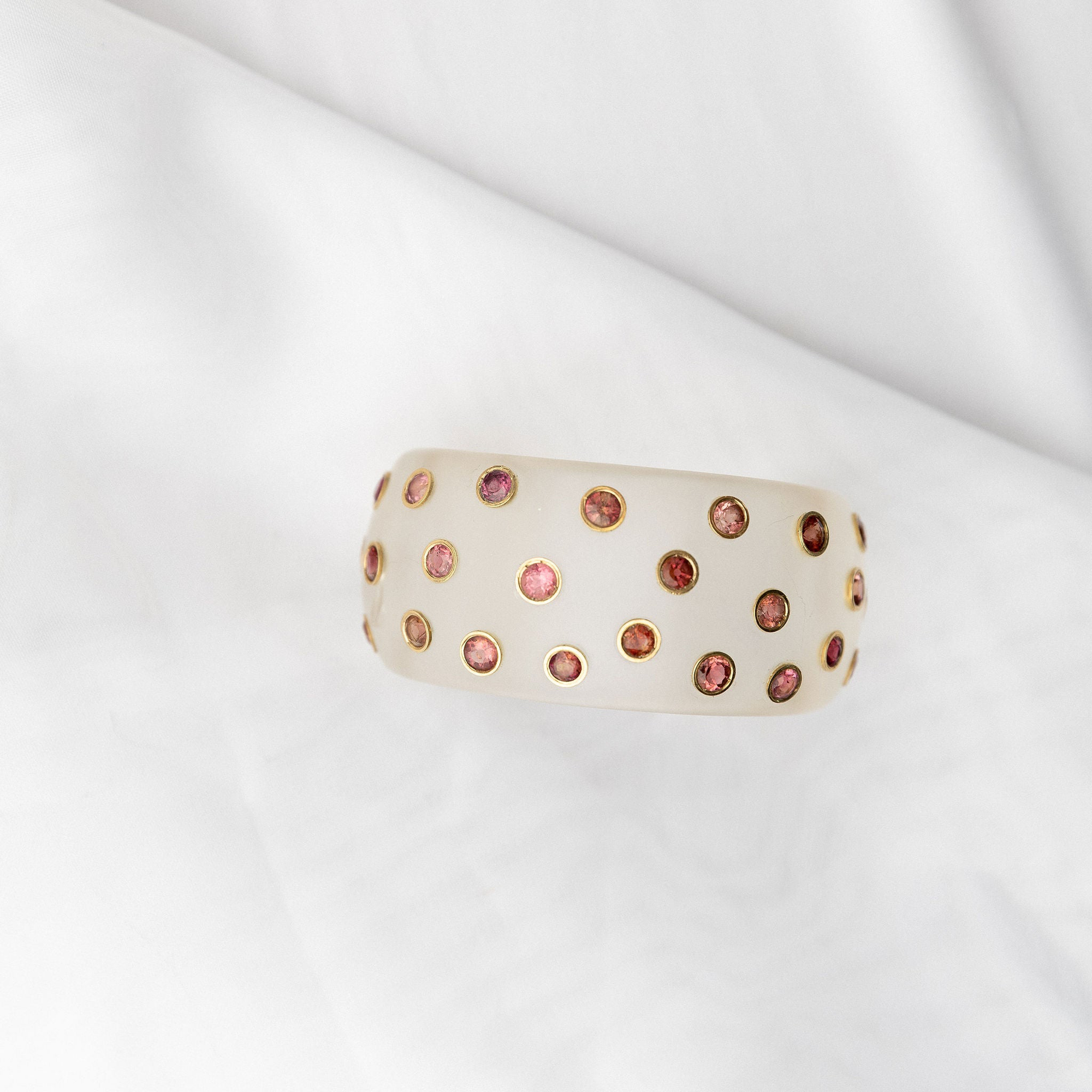 Raspberry Bracelet | White