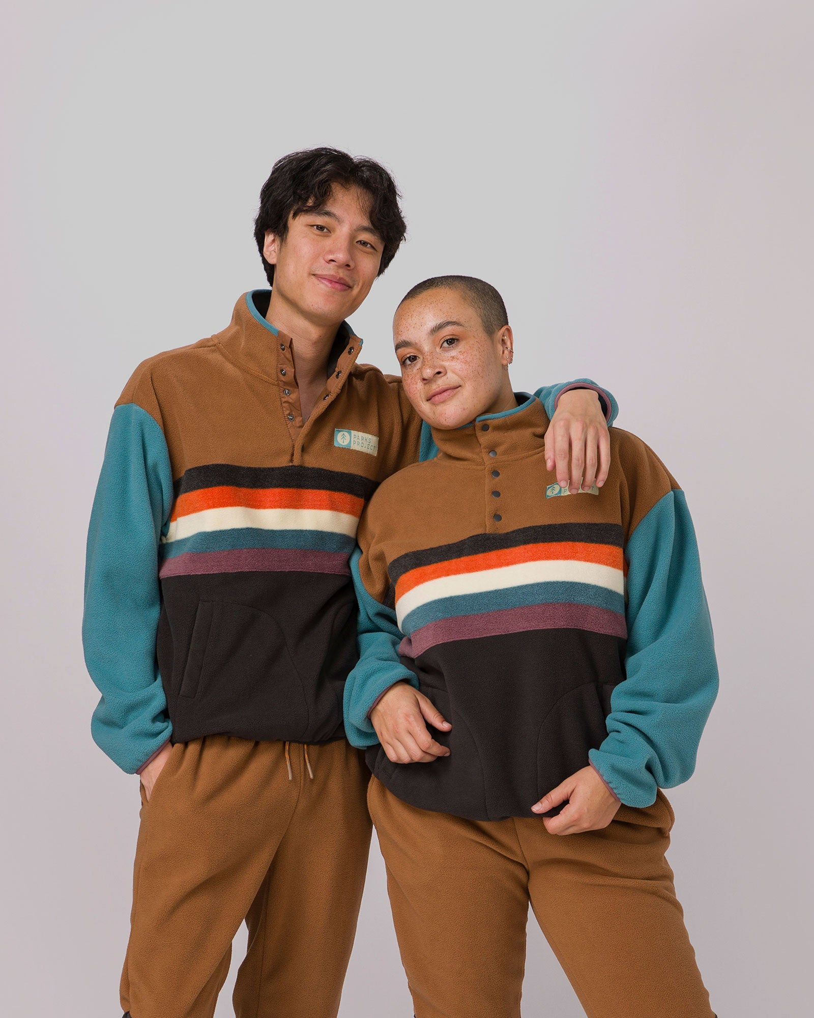 Retro Hiker Trail Fleece | Multi Color