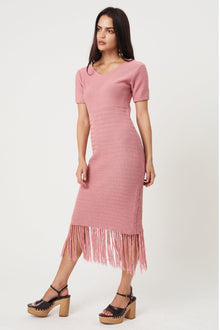 Naima Midi Dress - Rose