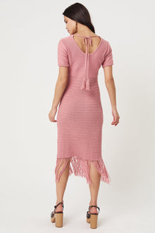 Naima Midi Dress - Rose