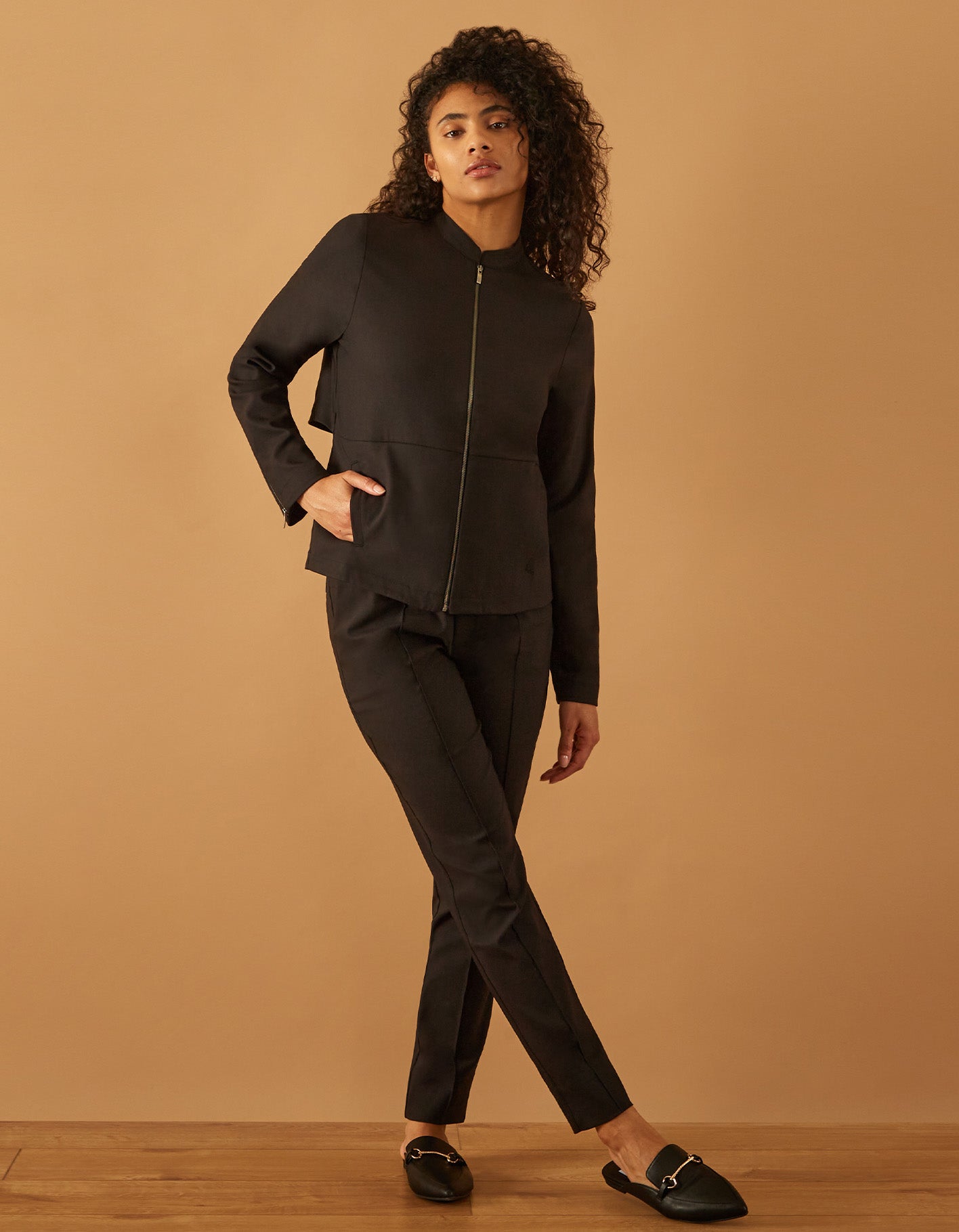 Rule Breaker Zip Jacket | Black