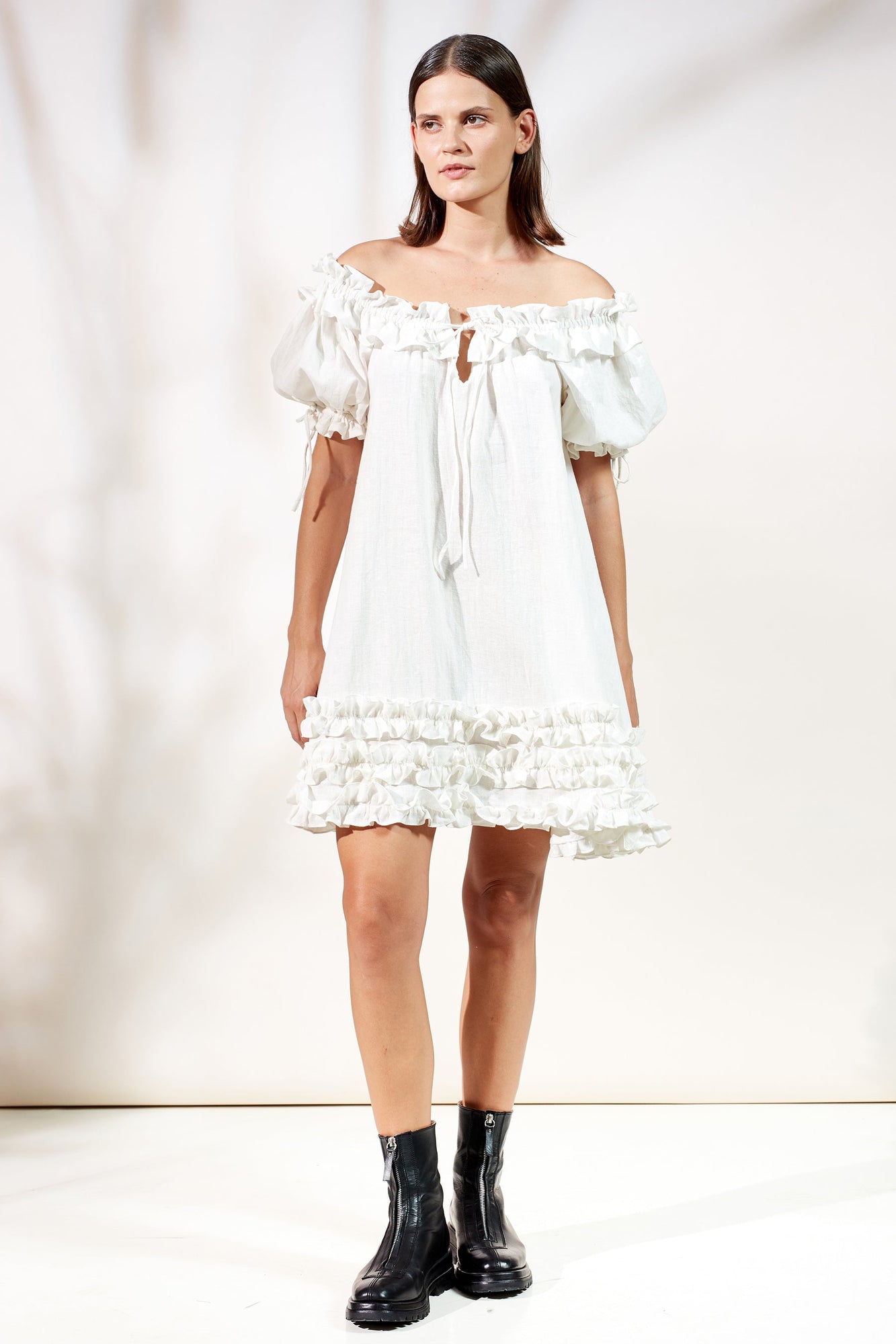 Clare Mini Dress - White