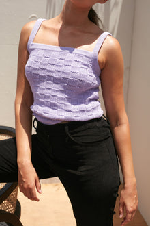 Annie Knit Top - Lavender