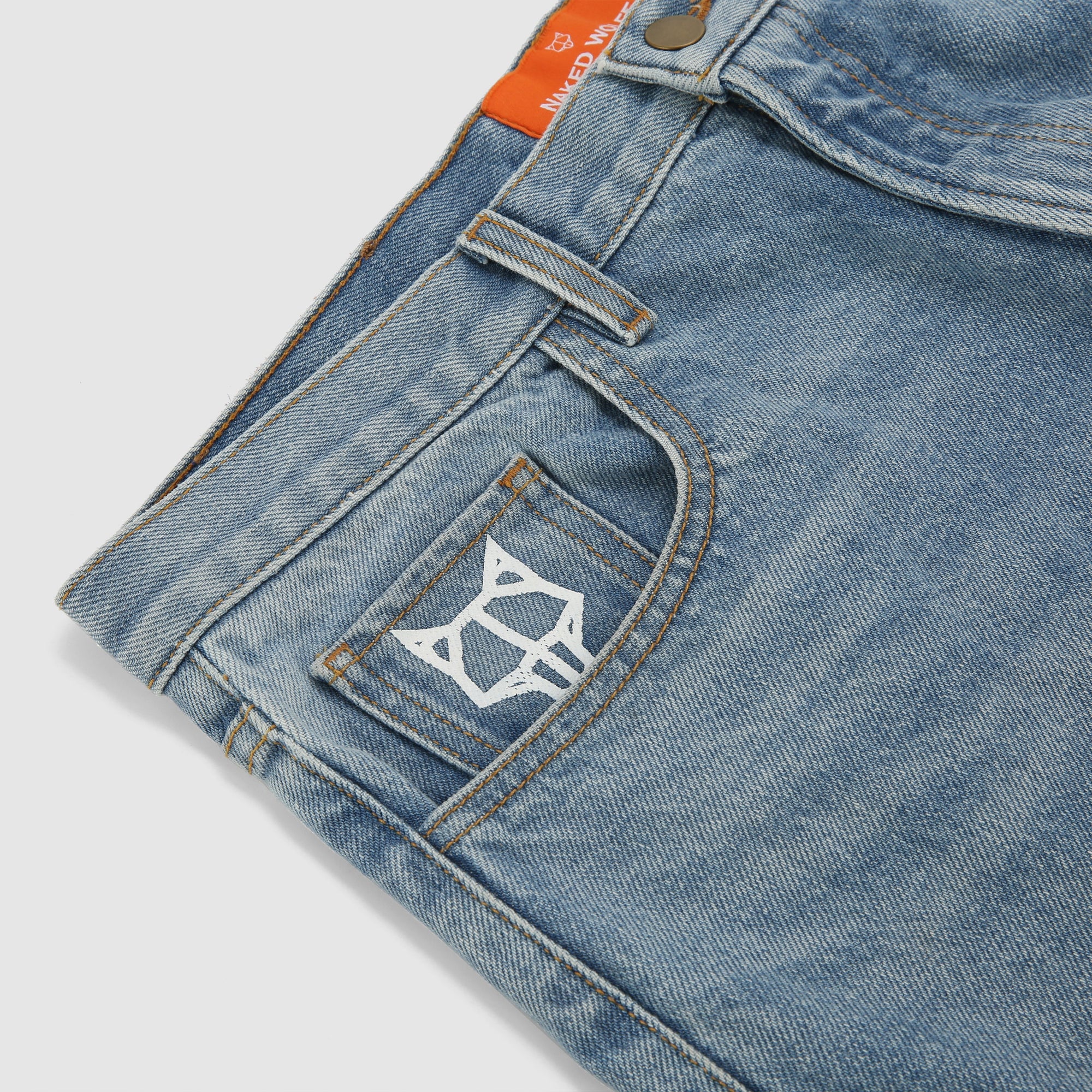 Mens | Signature Baggy Denim Jean | Light Blue