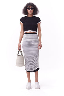 MESH Pluto Skirt in Macadamia