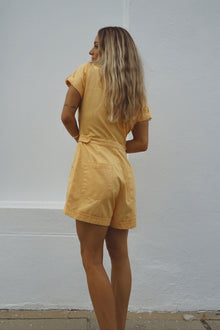 Elsie Romper - Apricot