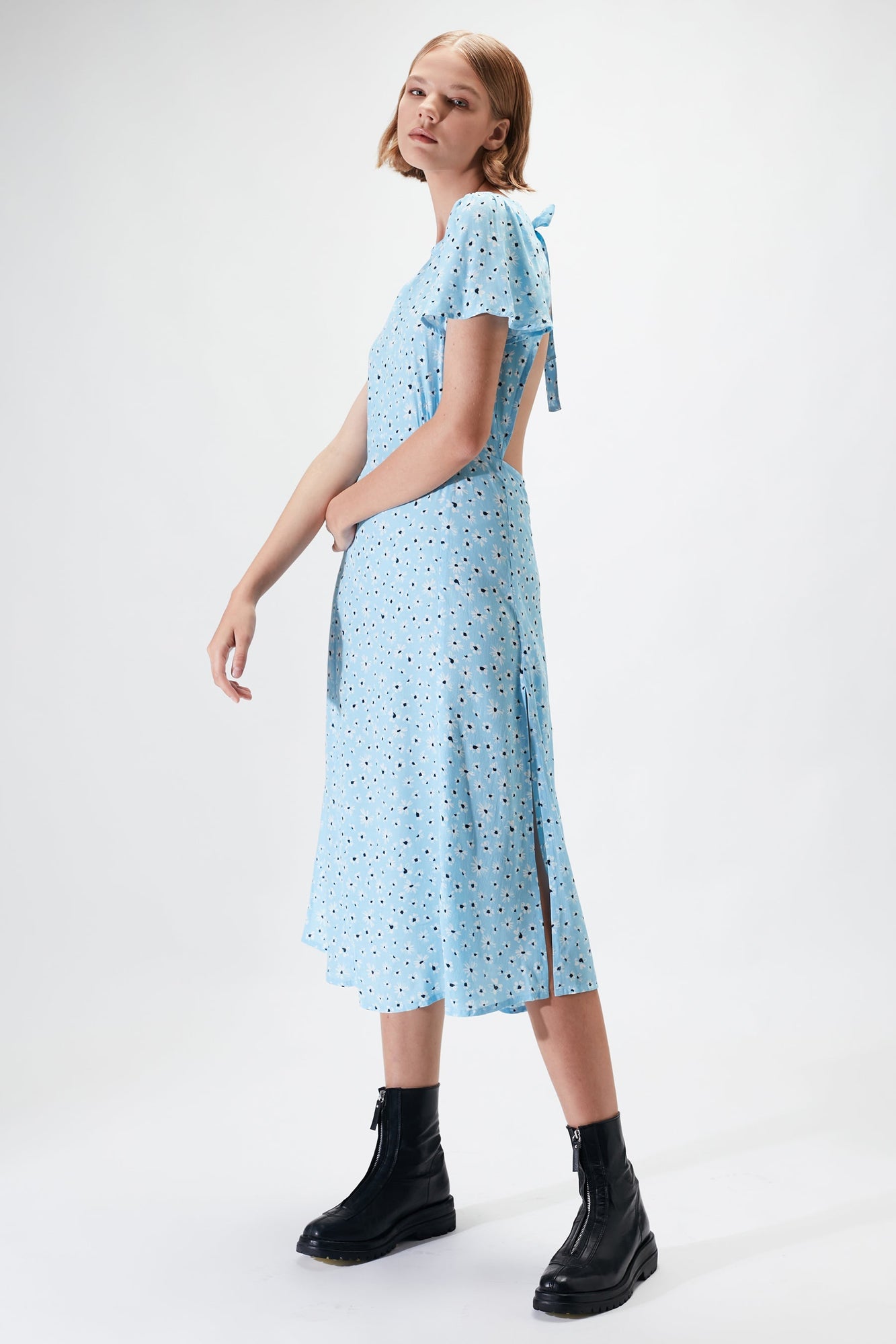 Sofia Split Dress - Wildflower Floral