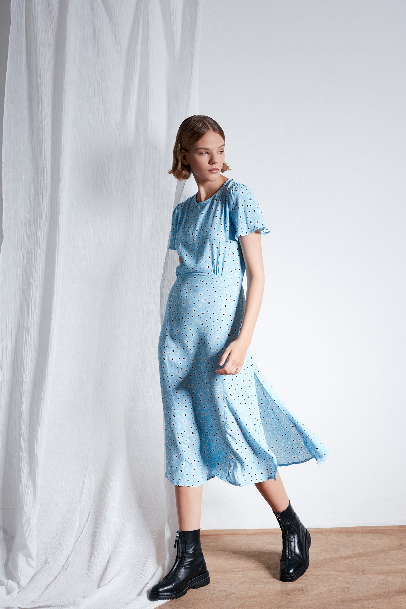 Sofia Split Dress - Wildflower Floral
