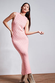 Esther Maxi Knit Dress - Orchid Pink