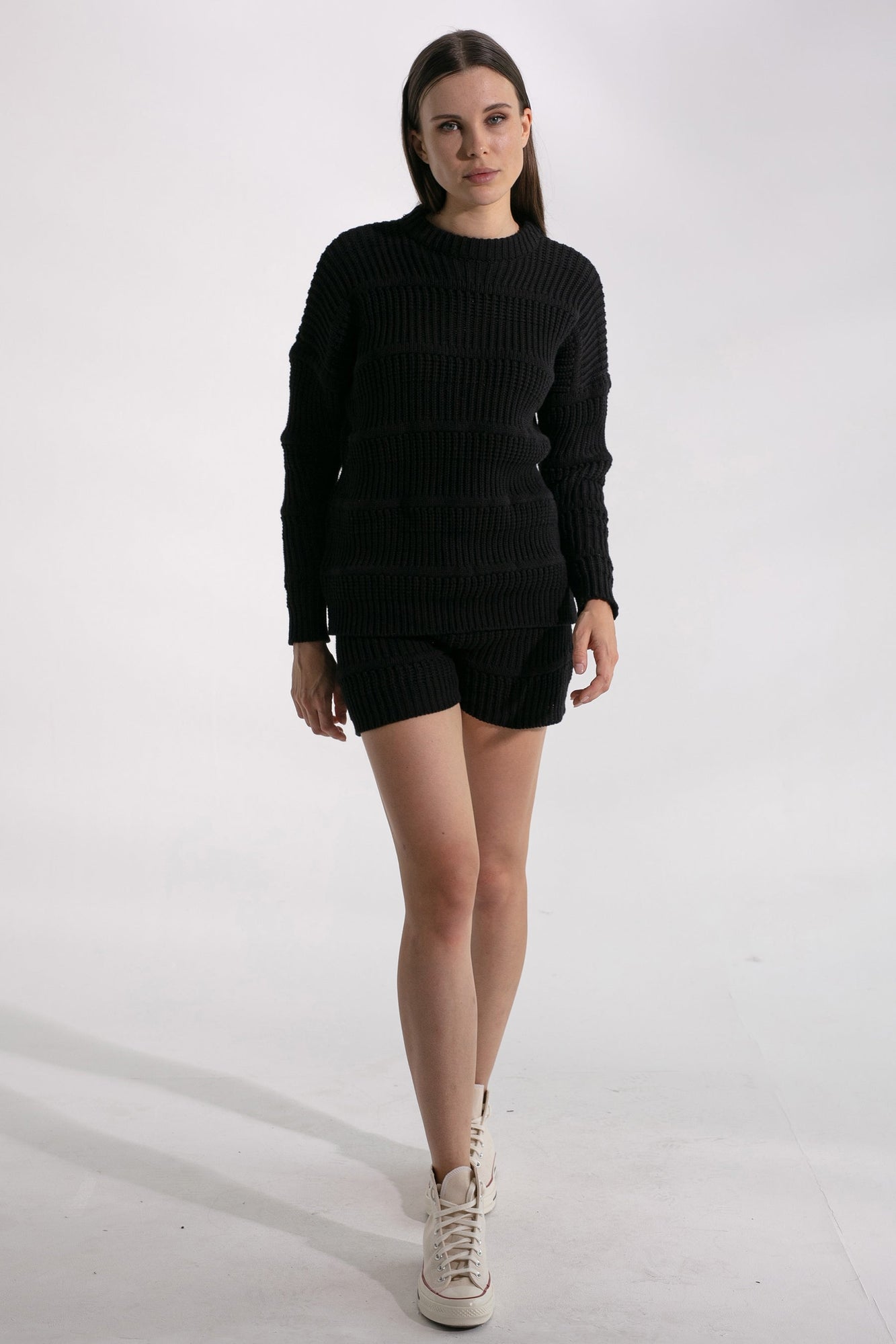 Jenna Knit Short - Black