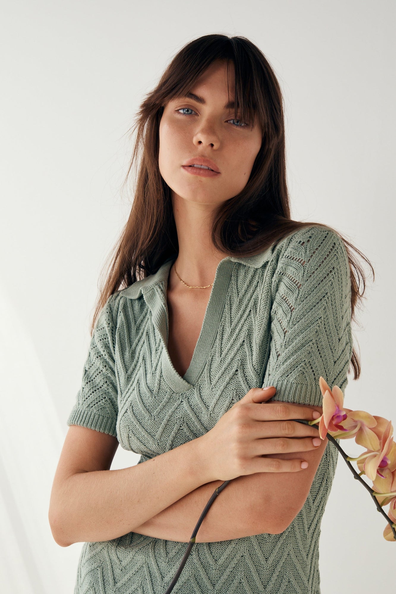 Eva Polo Dress - Sage