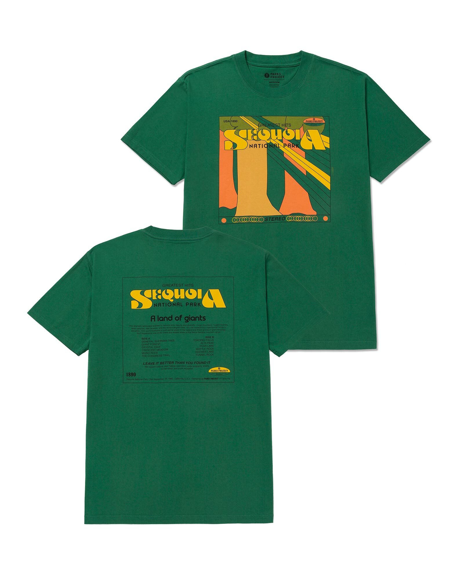 Sequoia's Greatest Hits Tee | Forest Green