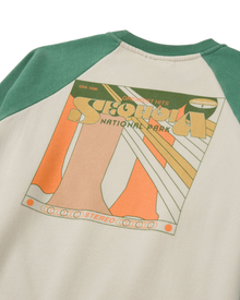 Sequoia Greatest Hits Raglan Crew | Sage
