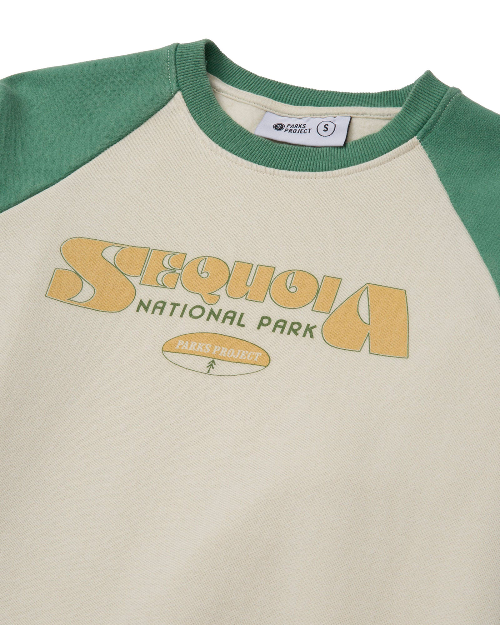 Sequoia Greatest Hits Raglan Crew | Sage