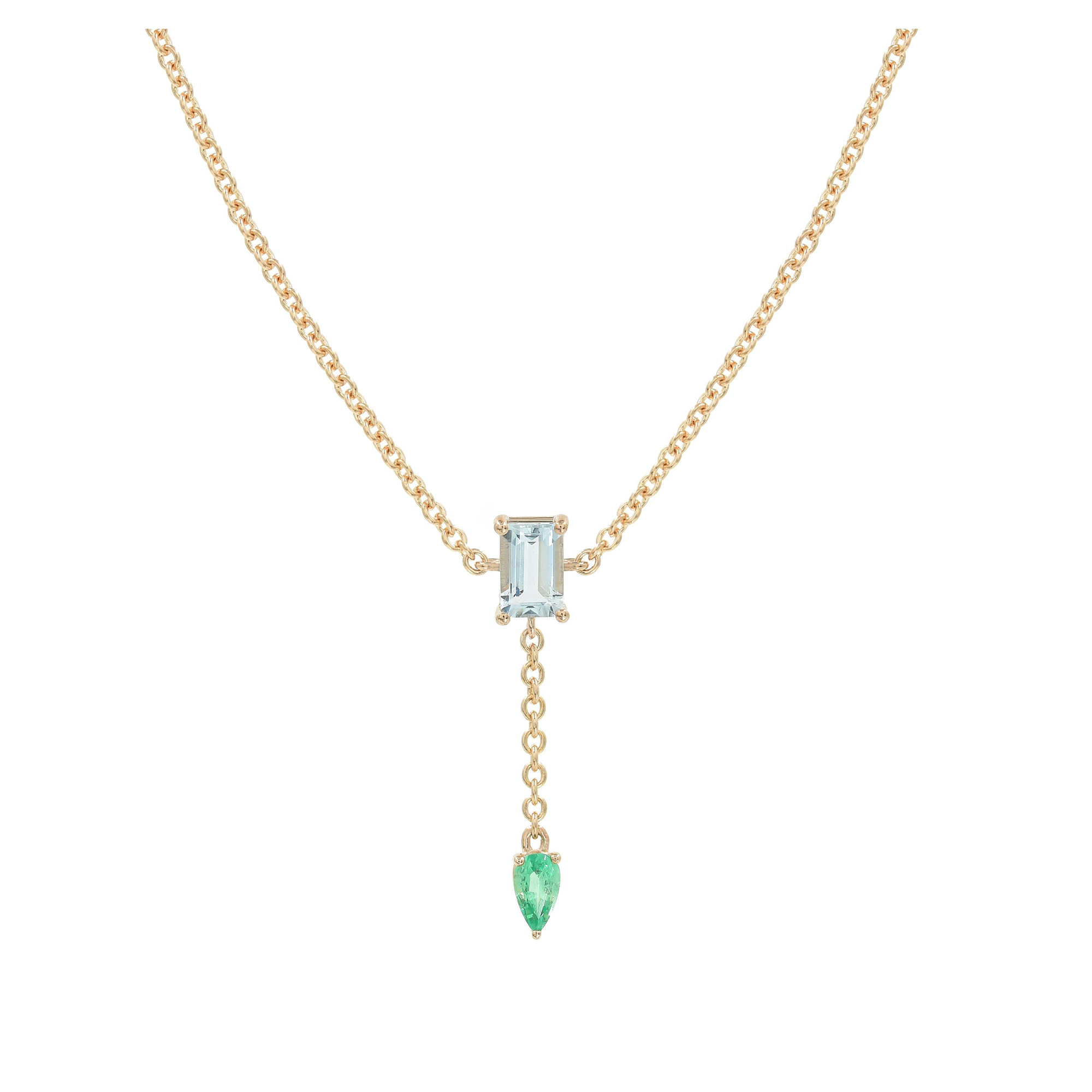Sour Jollie Drop Necklace | Rose