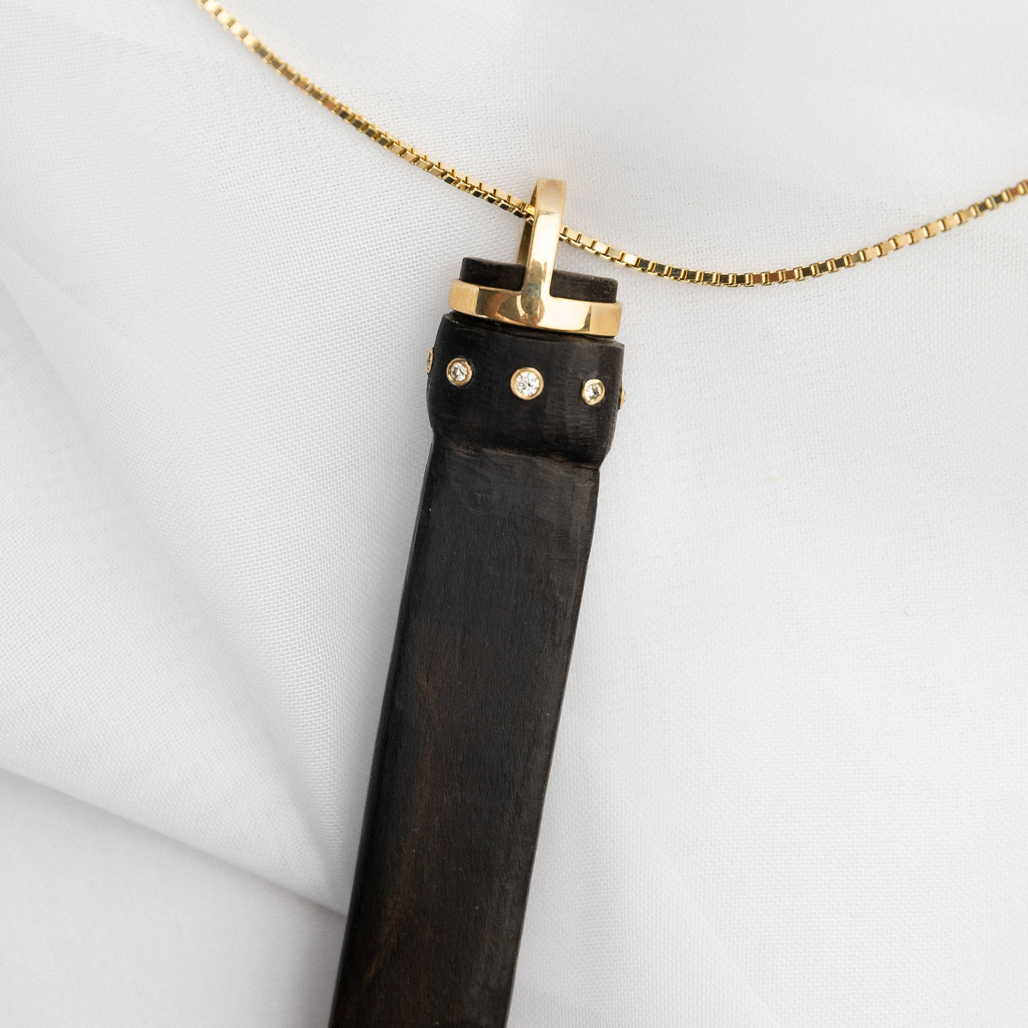 Spear Pendant | Dark Brown