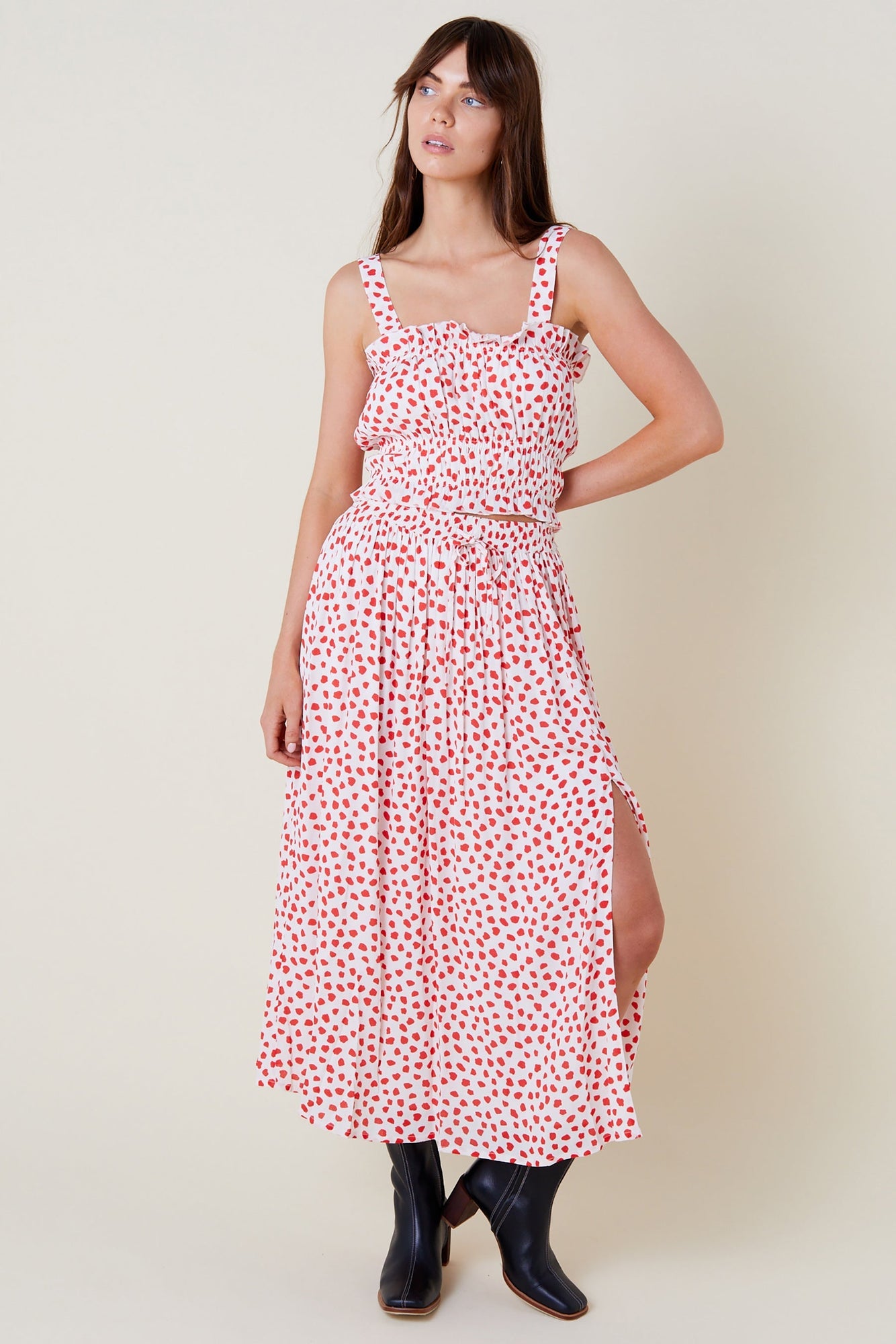 Tamera Maxi Skirt - Spot On S