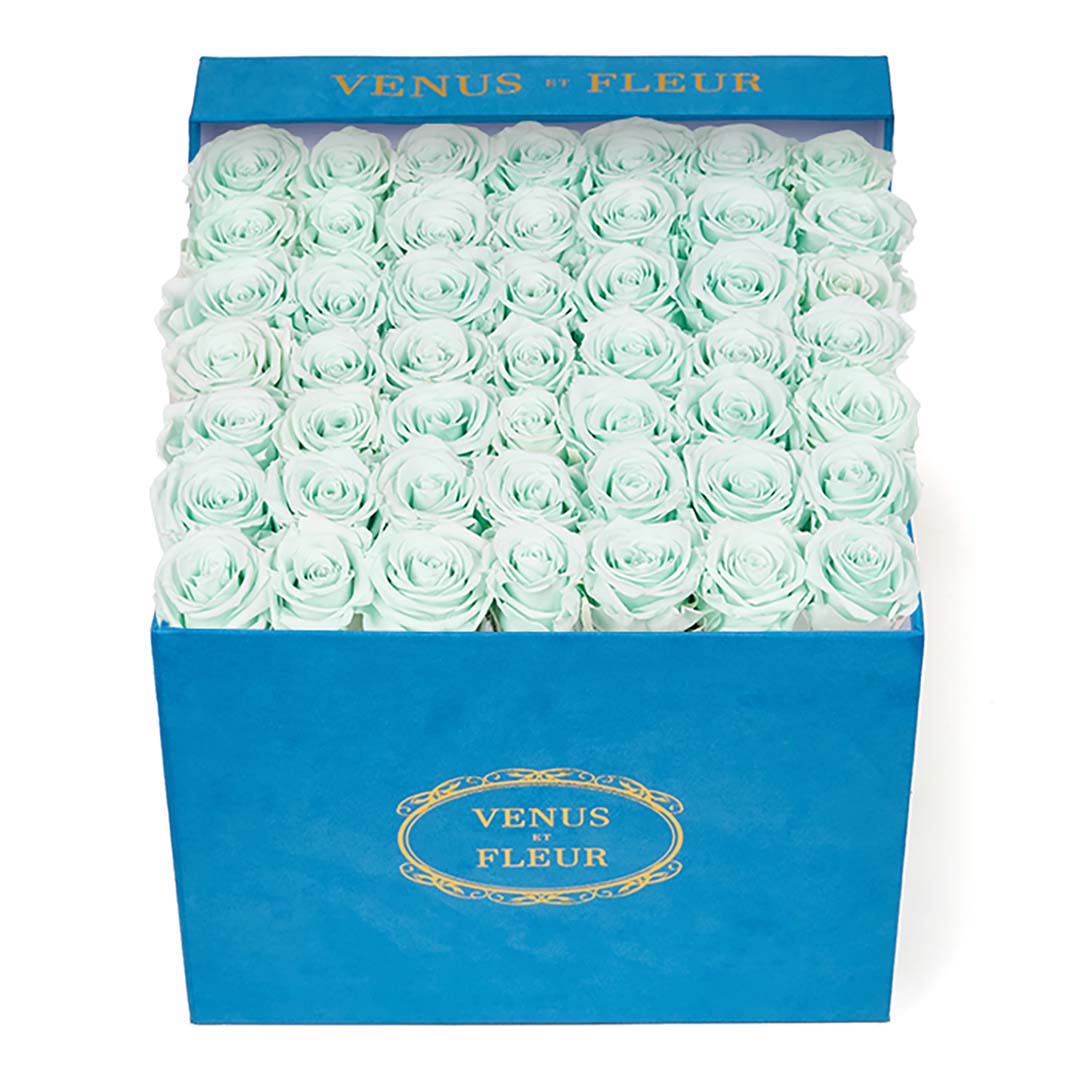 Large Square - Blue Suede | Mint