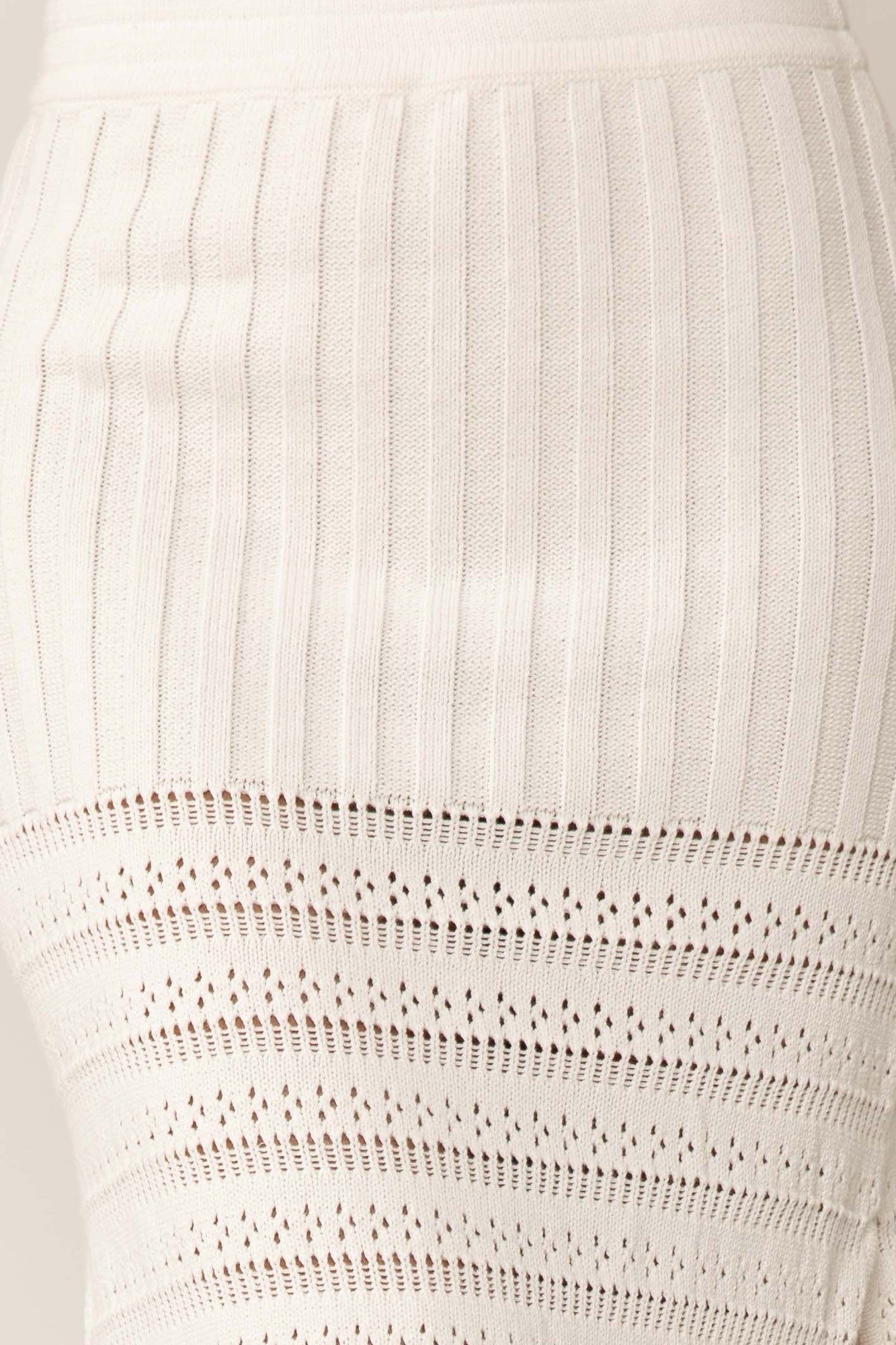 Debby Fitted Skirt - Off-White