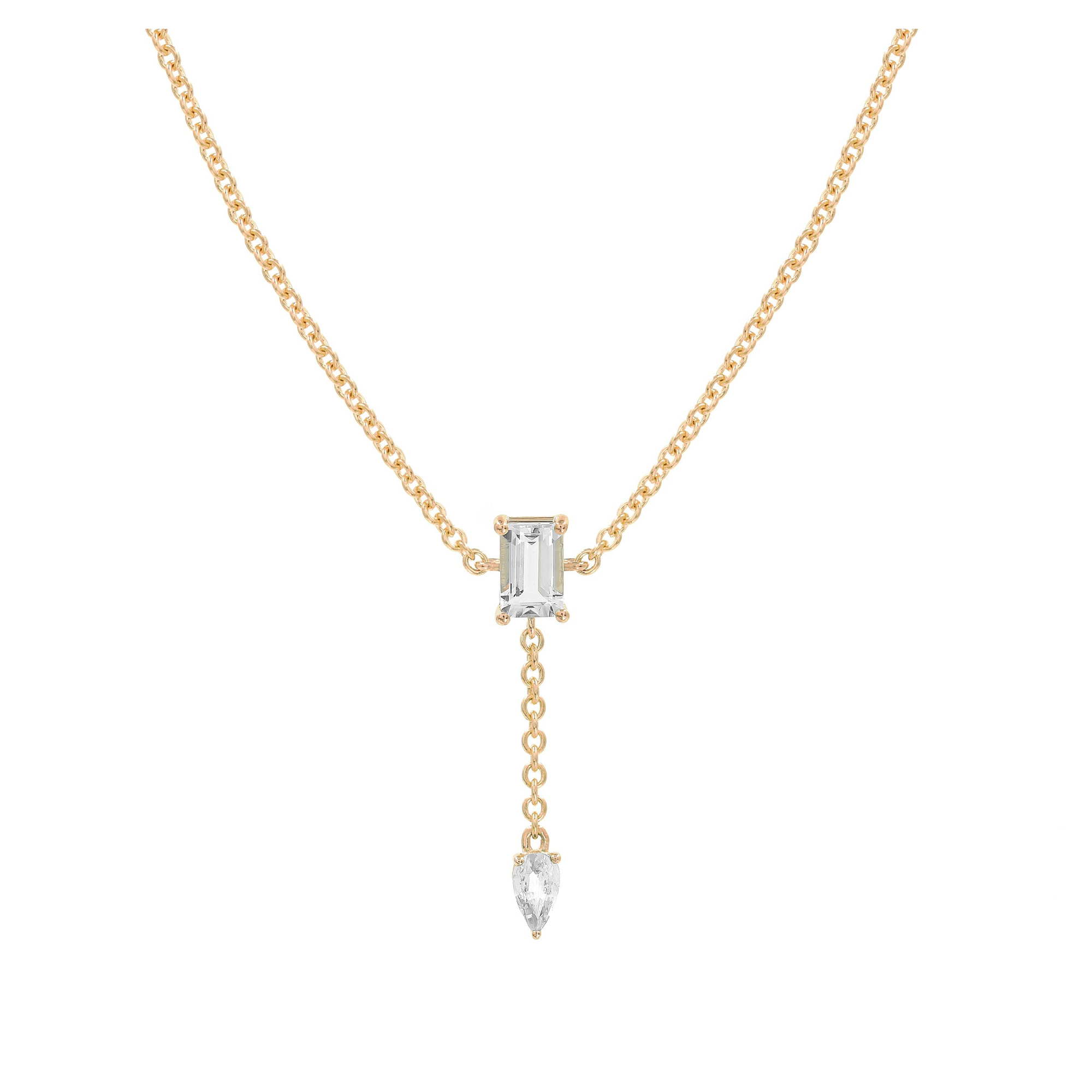 Sweet Jollie Drop Necklace | Rose