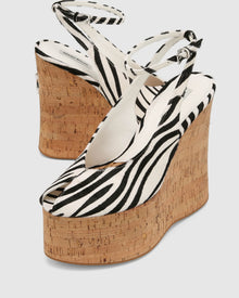 Womens | Tansy Pony Heel | Zebra
