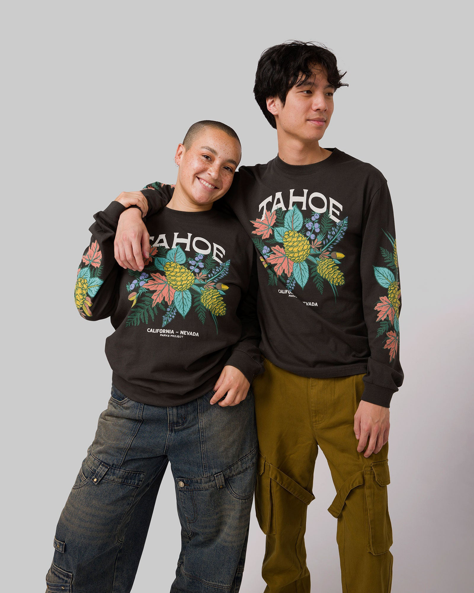 Tahoe Spirit Long Sleeve Tee | Vintage Black