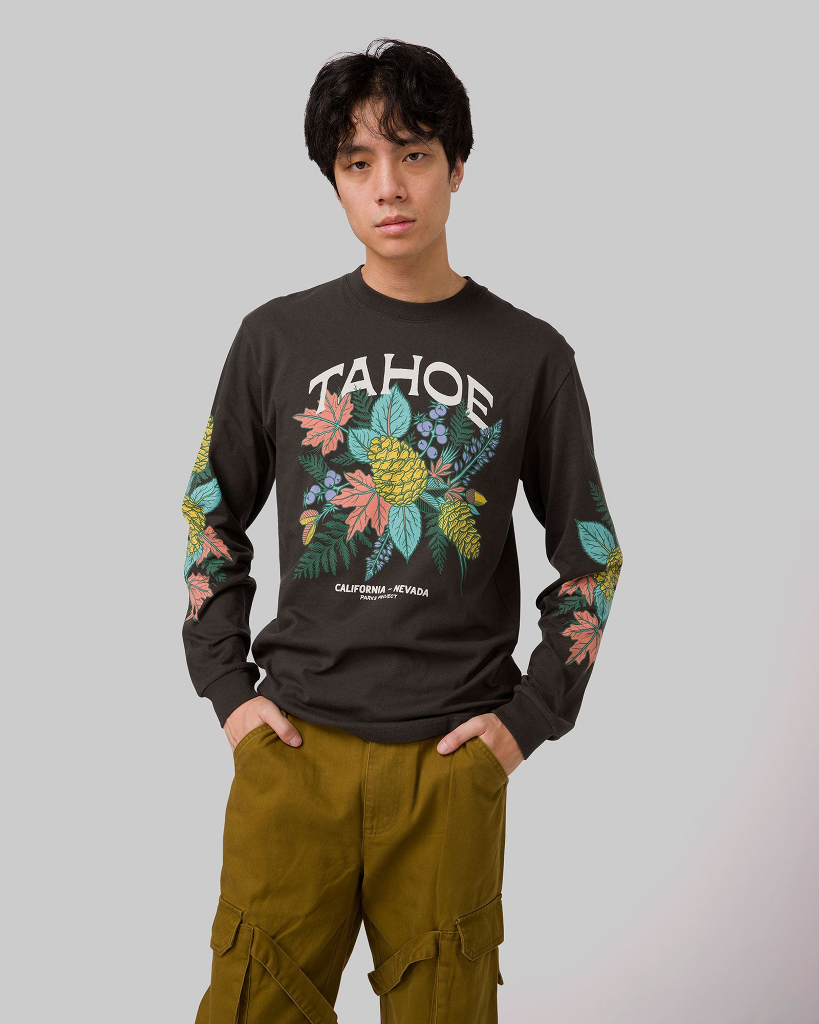 Tahoe Spirit Long Sleeve Tee | Vintage Black