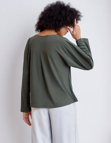 That's A Wrap Top | Moss