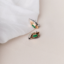 Toi et Moi Emerald Earrings | Green