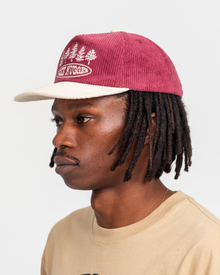 Tree Hugger Cord Cap | Red