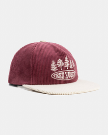 Tree Hugger Cord Cap | Red
