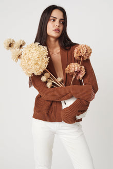 Sahara Cardigan - Umber