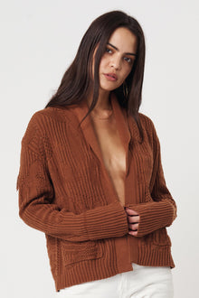 Sahara Cardigan - Umber
