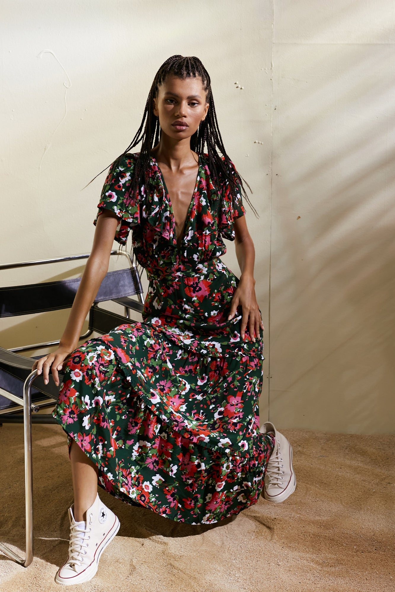 Lucille Maxi Dress - Viola Floral