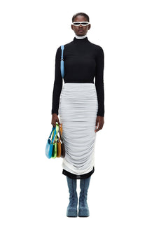 MESH Pluto Skirt in Macadamia