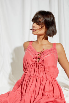 Gloria Maxi Dress - Rose Pink