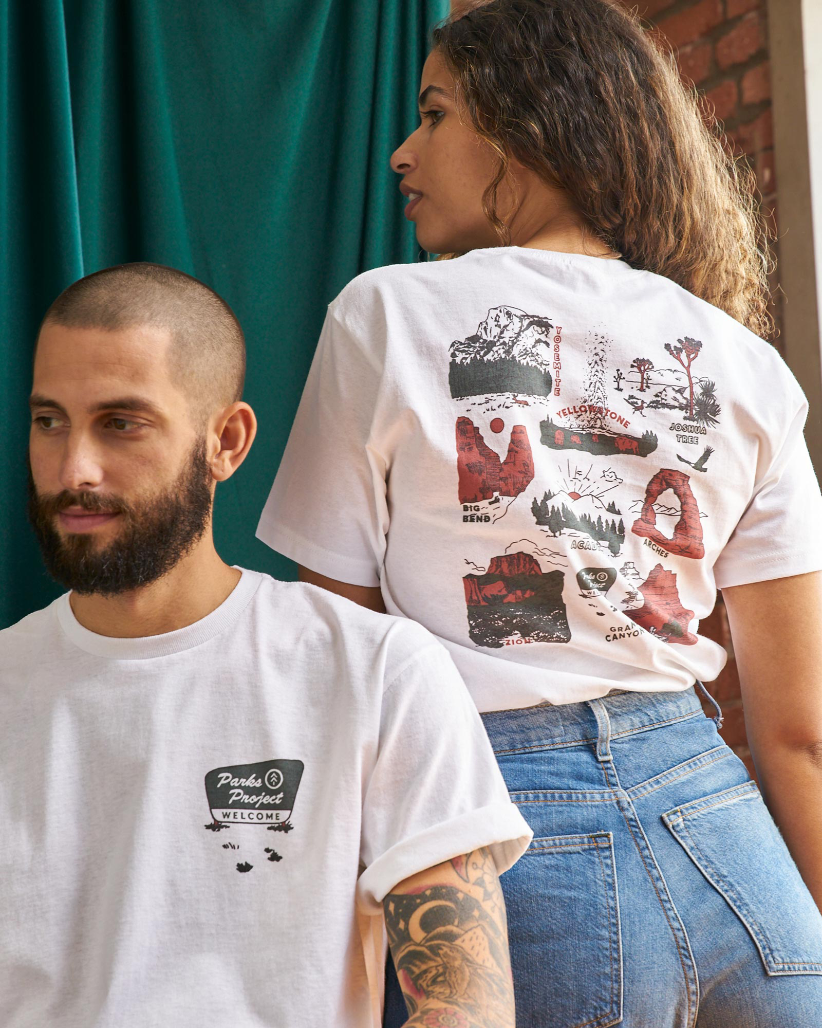 Welcome to National Parks Tee | White