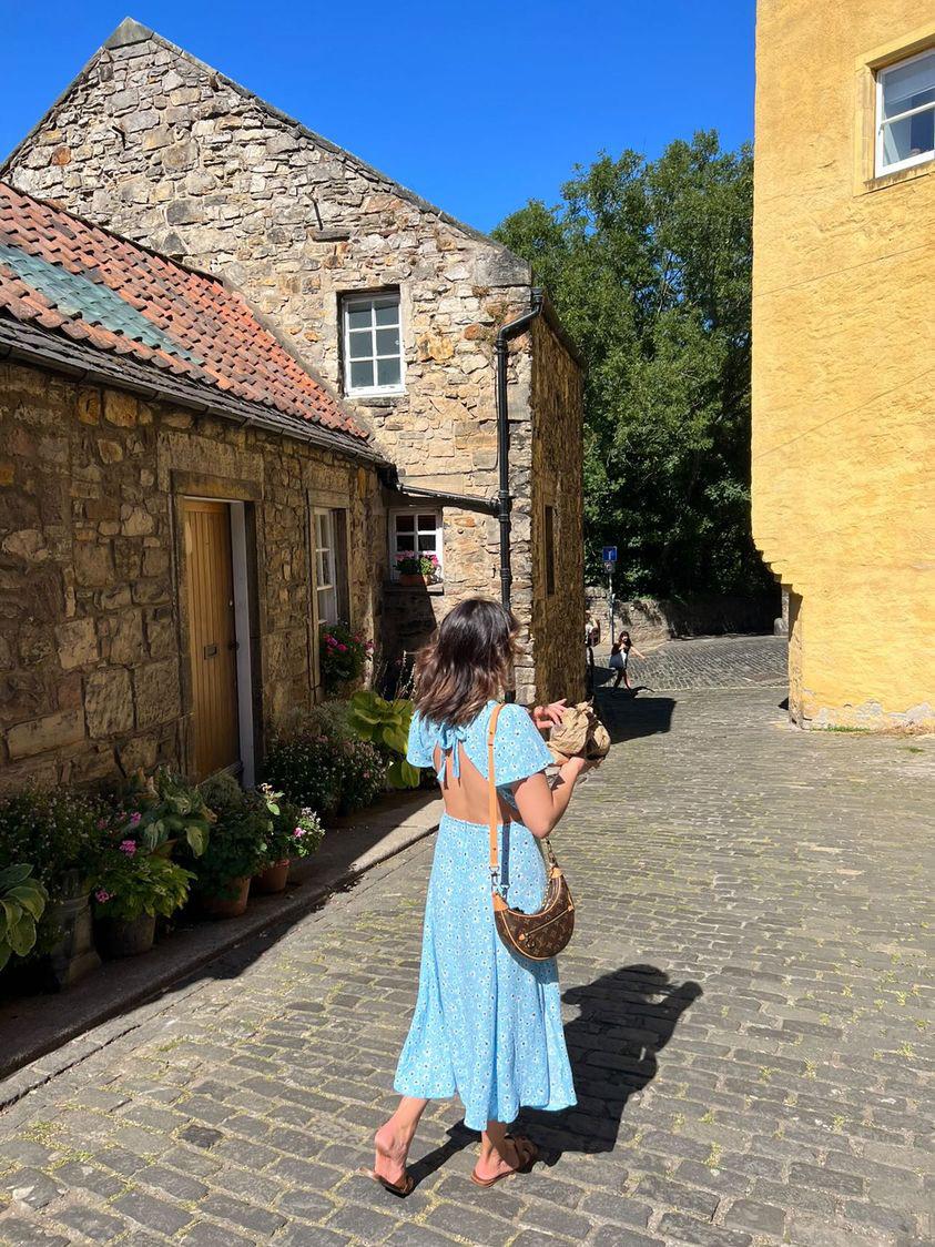 Sofia Split Dress - Wildflower Floral