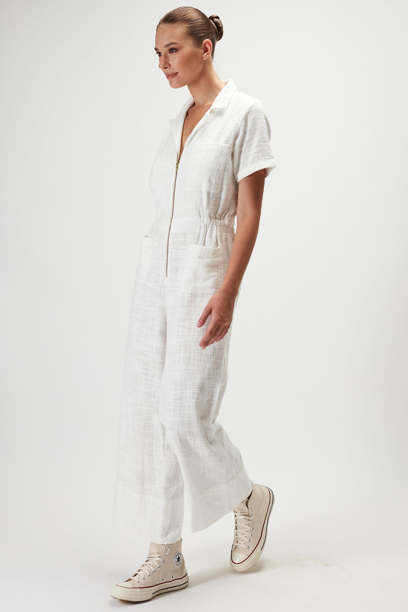 Alia Worksuit - White