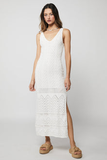 Mao Maxi Dress - White