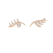 Winking Eye Studs | Rose