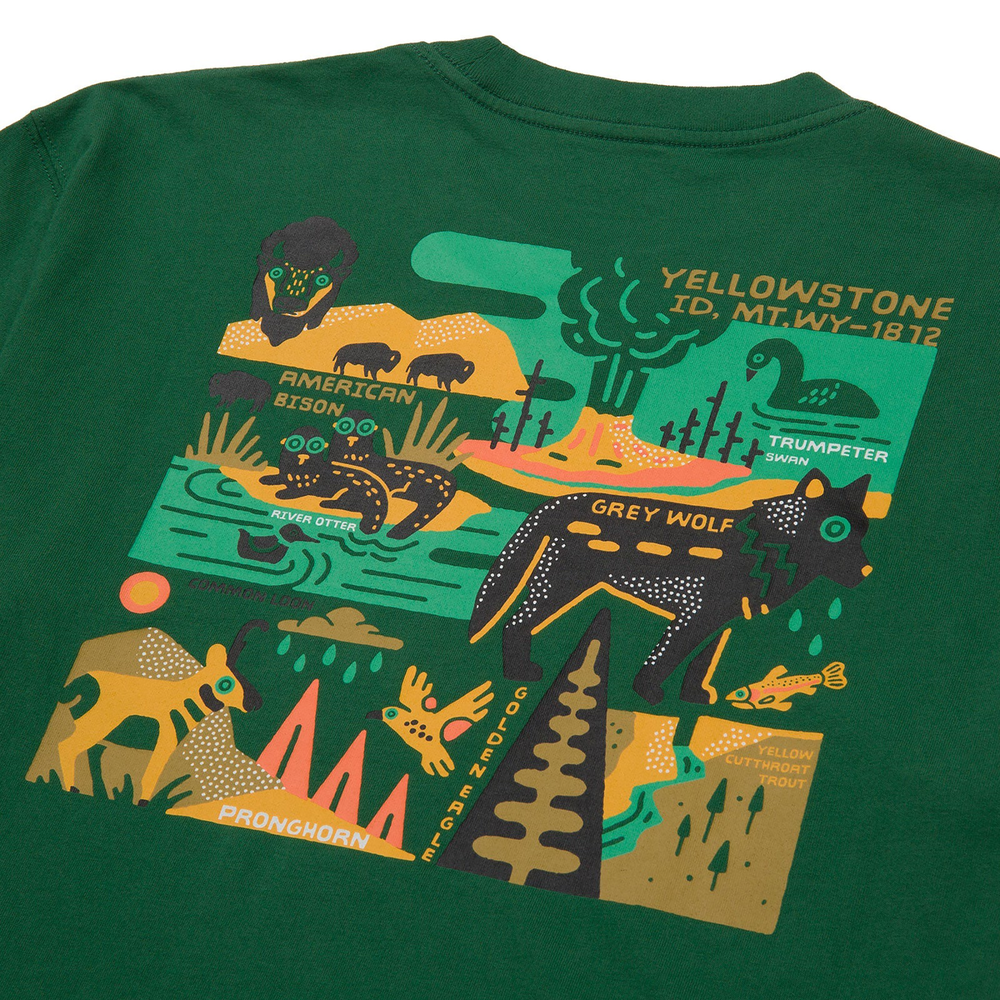 Yellowstone 1872 Tee | Forest Green