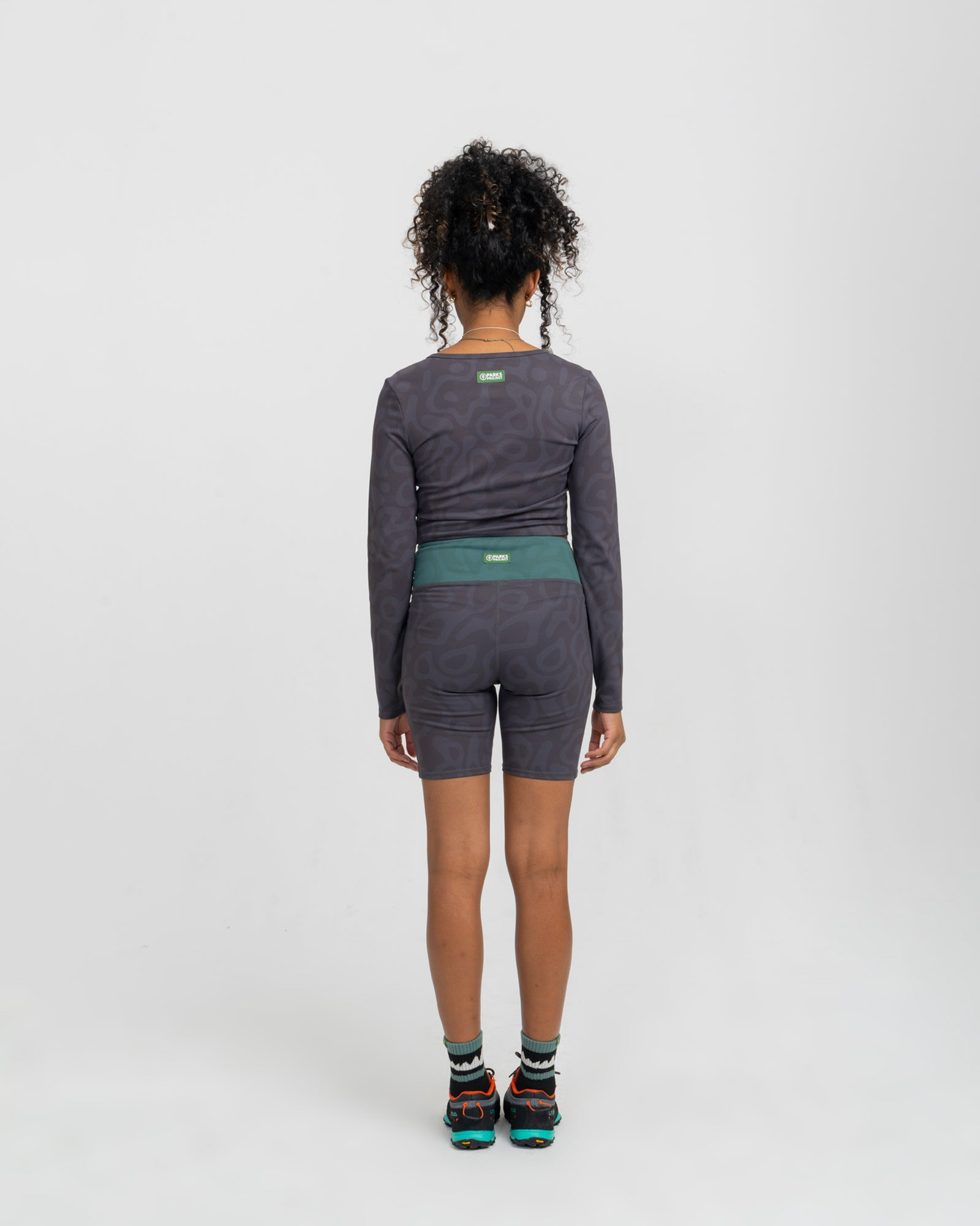 Yellowstone Geysers Night & Day Hiker Short | Black Green