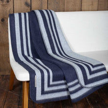 Montauk Throw | Grey / Navy