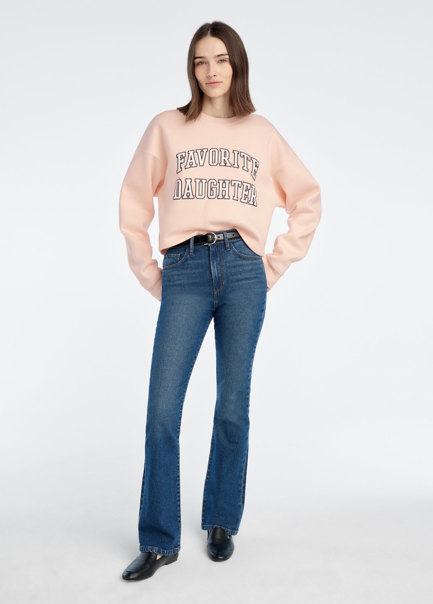 THE CROPPED COLLEGIATE SWEATSHIRT