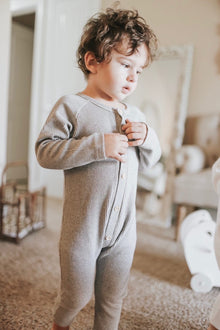 Ribbed Cotton Playsuit - Petit Maison Kids