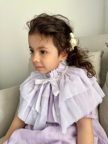 Victorian Lavender Mesh Cape