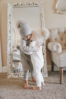 Ribbed Cotton Playsuit - Petit Maison Kids