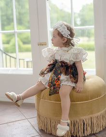 Alexis Foliage Print Romper
